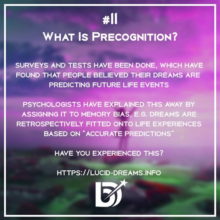 What is Dream Precognition - Lucid Dreams Academy