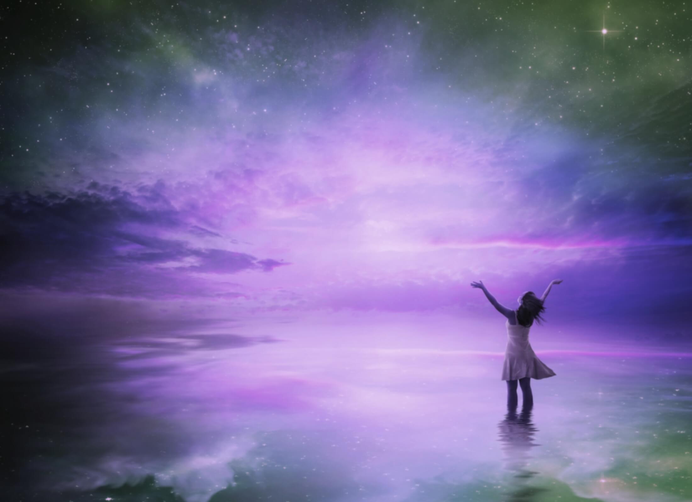 lucid dream night sky dream